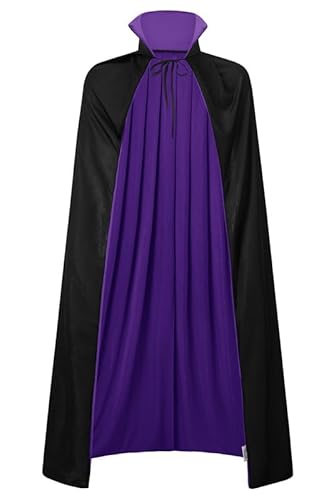 Halloween Kostüm Männer Neuheit Cape Cosplay Teufel Stand Collar Party Dress Up 140CM von Mainfini