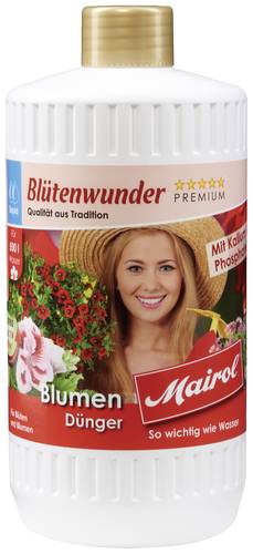 Mairol 44100 Blumen-Dünger Liquid 1000ml von Mairol