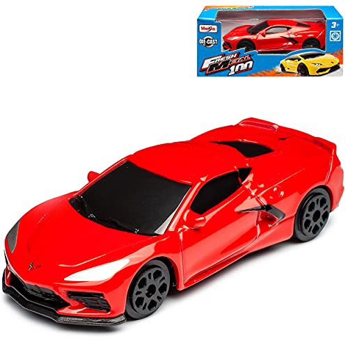 Chevrolet Chevy Corvette C8 Singray Coupe Rot Ab 2020 1/64 Modell Auto mit individiuellem Wunschkennzeichen Chevrolet Chevy Corvette C8 Singray Coupe Rot Ab 2020 1/64 Modell Auto mit individiuellem Wunschkennzeichen von Maisto Chevrolet