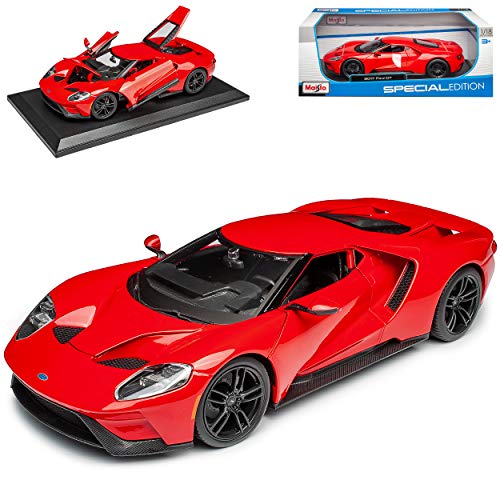 Ford GT 2017 Coupe Komplett Rot 1/18 Modell Auto von Maisto Ford