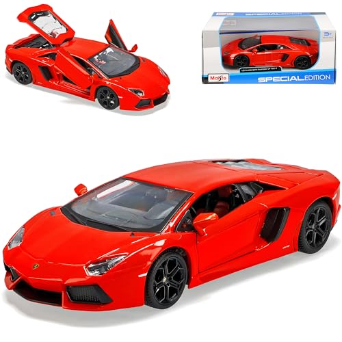 Lamborgihini Aventador Lp700-4 Coupe Orange Ab 2011 1/24 Maisto Modellauto Modell Auto von Maisto Lamborgihini