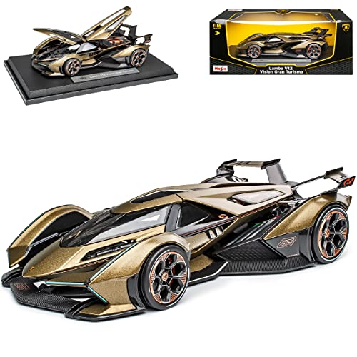 Lamborgihini V12 Vision Gran Turismo GTA Grün 1/18 Modell Auto von Maisto Lamborgihini