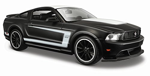 2011 Ford Mustang Boss 302 [Maisto 31269M] Mattschwarz, 1:24 Die Cast von Maisto