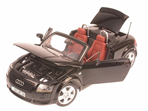 Audi TT Cabrio 8N schwarz Modellauto 31878 Maisto 1:18 von Maisto