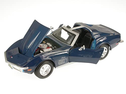 Chevrolet Corvette C3 1970 blau Modellauto 31202 Maisto 1:24 von koenig-tom