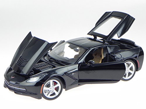 Chevrolet Corvette C7 Coupe 2014 schwarz Modellauto 31182 Maisto 1:18 von koenig-tom