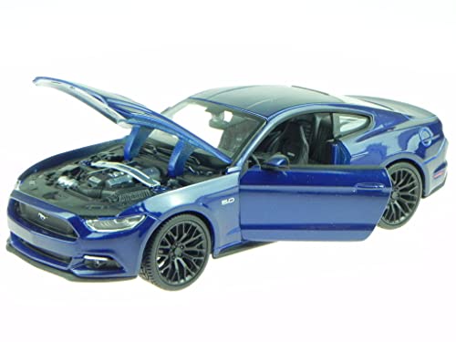 Ford Mustang 2015 blau Modellauto 31508 Maisto 1:24 von koenig-tom