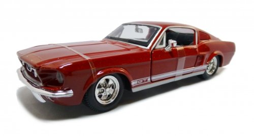 Ford Mustang GT 1967 rot 1:24 Maisto Modellauto von Maisto