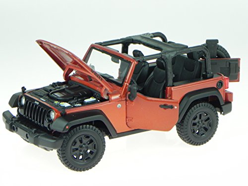 Jeep Wrangler 2014 offen rot Modellauto 31610 Maisto 1:18 von koenig-tom