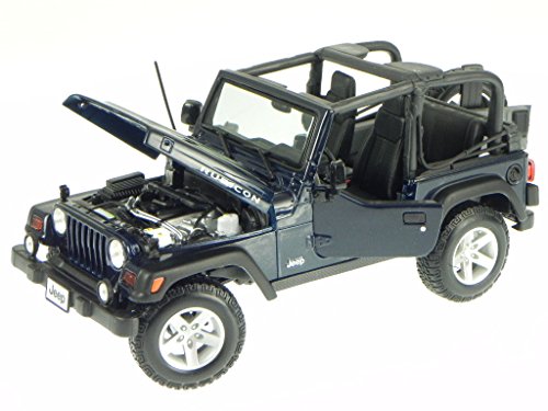 Jeep Wrangler Rubicon blau Modellauto 31663 Maisto 1:18 von Maisto