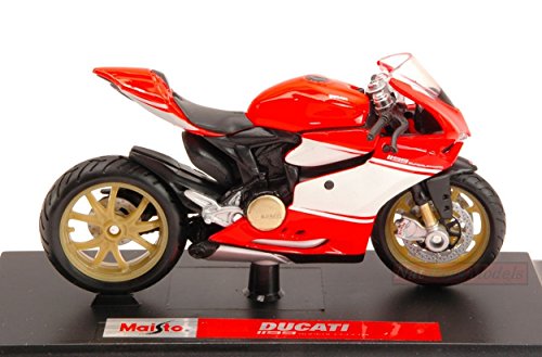 Maisto MI13100 Ducati 1199 SUPERLEGGERA 1:18 MODELLINO DIE CAST Model von koenig-tom