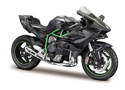 Maisto 1:12 Motorrad-Set Kawasaki Ninja H2R, Verschiedene Designs und Farben von Maisto