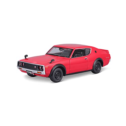 Maisto 1:24 Assembly Line 1973 Nissan Skyline 2000GT-R, Rot von Maisto