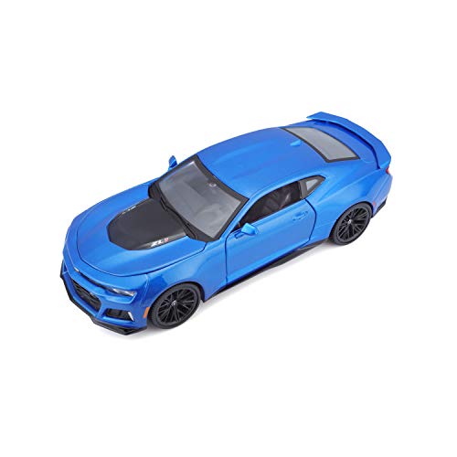 Maisto 2017 Chevrolet Camero ZL1 Classic Super Car - Maßstab 1:24 - Unglaublich detaillierte Druckguss Replik Sammlermodell Fahrzeug blau Maisto 2017 Chevrolet Camero ZL1 Classic Super Car - Maßstab 1:24 - Unglaublich detaillierte Druckguss Replik Sammlermodell Fahrzeug blau von Maisto