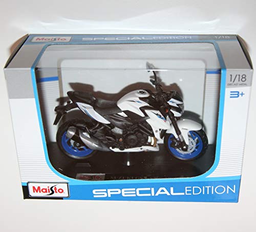 Maisto 39300-19133 Suzuki GSX-S750 ABA, Weiss/schwarz, 1:18, Fertigmodell Maisto 39300-19133 Suzuki GSX-S750 ABA, Weiss/schwarz, 1:18, Fertigmodell von Maisto