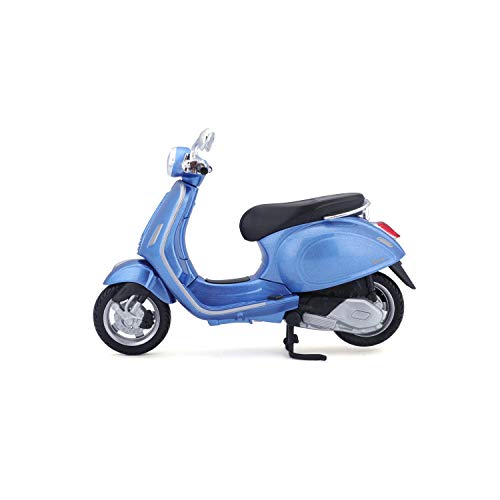 Maisto 532721 Vespa Primavera 150 Motorroller im Maßstab 1:12, blau, one Size von Bburago