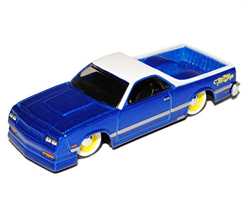 Maisto Chevrolet Chevy EL Camino Pick-Up Blau 1987 1/64 Modell Auto von Maisto