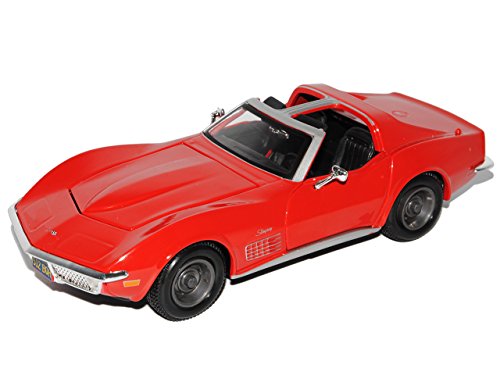 Maisto Chevrolet Corvette C3 Stingray Coupe Rot 1967-1982 1/24 Modell Auto von Maisto