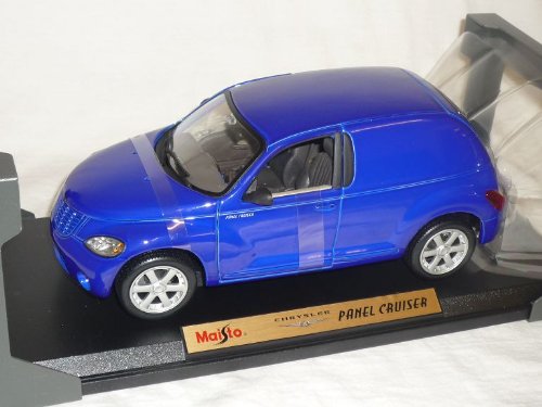 Maisto Chrysler Pt-Cruiser Panel Cruiser Blau 1/18 Modellauto Modell Auto von koenig-tom