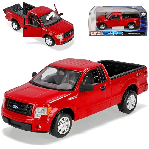 Maisto Ford F150 F-150 Pick-up Rot STX 1/27 1/24 Modellauto Modell Auto von koenig-tom