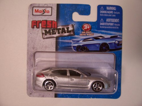 Maisto Fresh Metal Die-Cast Vehicles ~ Porsche Panamera Turbo (Silver) by Maisto von Maisto