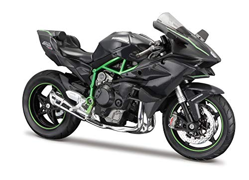 Maisto Kawasaki Ninja H2R Motorrad - Maßstab 1:12 - Unglaublich detaillierte Druckguss-Nachbildung Sammlerstück Motorradmodell von Maisto