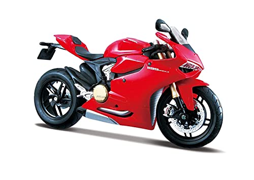 Maisto M32704 Ducati 1199 Panigale Motorbike Motorrad-Modell, rot, S von Maisto