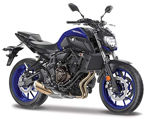 Maisto M34007-18855 Motorbike Scale-Incredibly Detailed Die-Cast Replica Collectible Motorcycle Model 1:18 Motorrad Yamaha MT07, Schwarz, S von Maisto