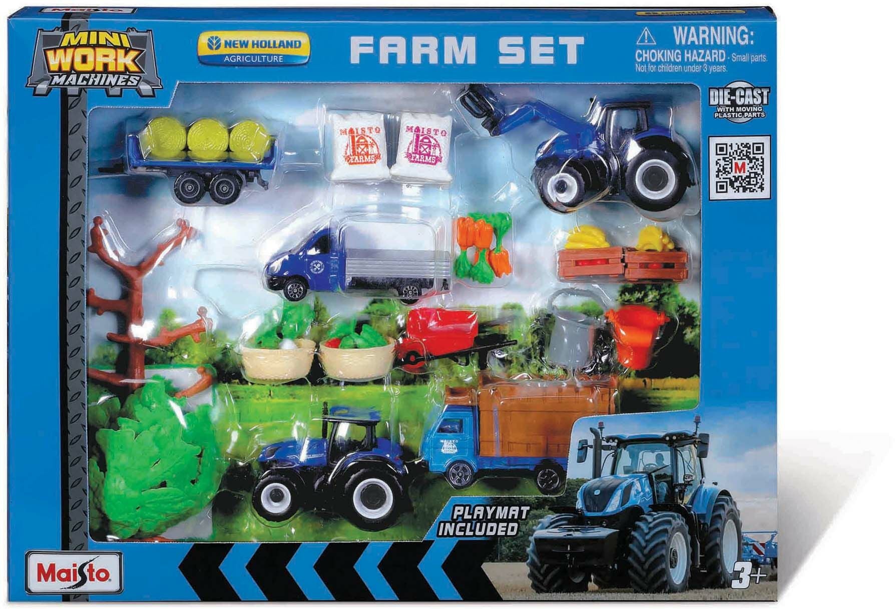 Maisto Mini Working Machines Spielset Super Farm New Holland von Maisto