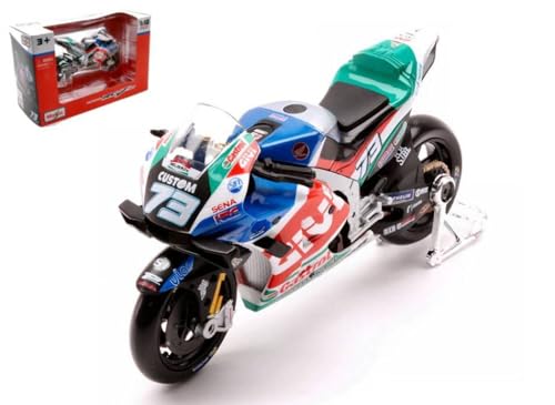 Maisto Racing 36377#73 Kompatibel mit Honda RC213V, No.73, MotoGP, M.Marquez, 2021, 1:18, Fertigmodell von Maisto