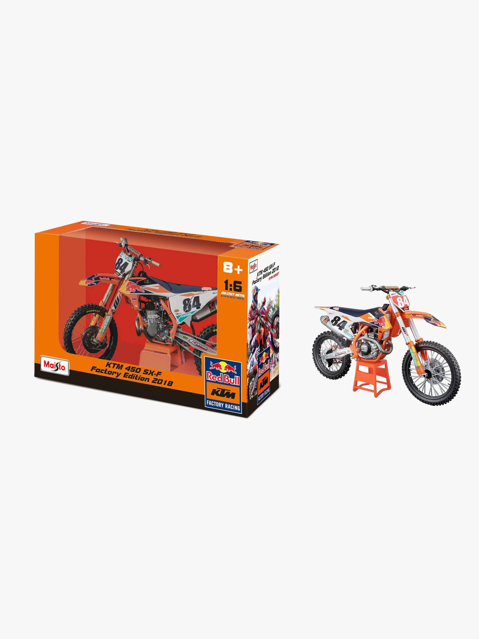 Maisto Red Bull KTM Supercross Sx450 2018 #84 Dirt Bike 1:6 Maisto Red Bull KTM Supercross Sx450 2018 #84 Dirt Bike 1:6 von Maisto