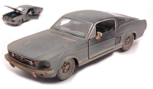 Maisto Scale Modell KOMPATIBEL MIT Ford Mustang Old Friends 1967 Dirty Version Black 1:24 MI32142 von Maisto