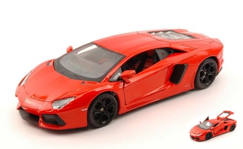 Scale Modell KOMPATIBEL MIT Lamborghini Aventador LP700-4 2011 ORANGE 1:24 MAISTO MI31210OR von Maisto