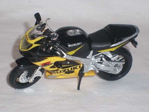 Maisto Suzuki Gsx-r600 R 600 Schwarz Gelb 1/18 Modellmotorrad Modell Motorrad von koenig-tom