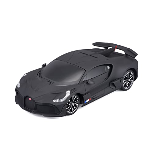 Maisto Tech R/C Bugatti Divo: Ferngesteuertes Auto im Maßstab 1:24, 2,4 GHz, mit Pistolengriff-Steuerung, ab 5 Jahren, matt schwarz (581515-1) von Maisto