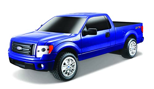 Maisto Tech R/C Ford F-150 STX: Ferngesteuertes Auto im Maßstab 1:24, 2,4 GHz, mit Pistolengriff-Steuerung, ab 5 Jahren, 20 cm, blau (581518) von Maisto