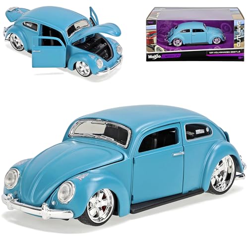 Maisto Volkwagen Käfer Blau Tuning Coupe 1/24 Modell Auto von Maisto