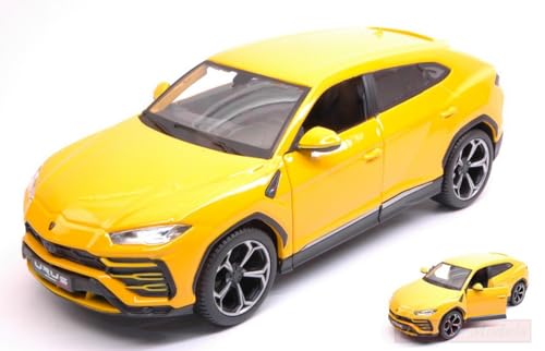 Scale Modell KOMPATIBEL MIT Lamborghini Urus 2018 Yellow 1:24 MAISTO MI31519Y von koenig-tom