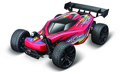 Maisto Tech R/C Whipflash Buggy: Ferngesteuertes Fahrzeug mit Licht, 2,4 GHz Frequenz, mit Mini Pro-Fernbedienung, ab 5 Jahren, 21 cm, Batterien Nicht enthalten, rot (581791) von Maisto