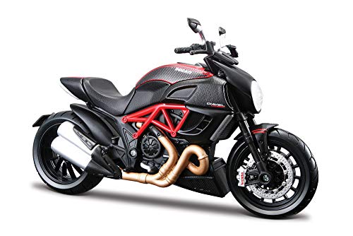 Maistro M39196 1:12 Motorrad-Set Ducati Diavel Carbon, farblich Sortiert, Mittel von ZYZYZK