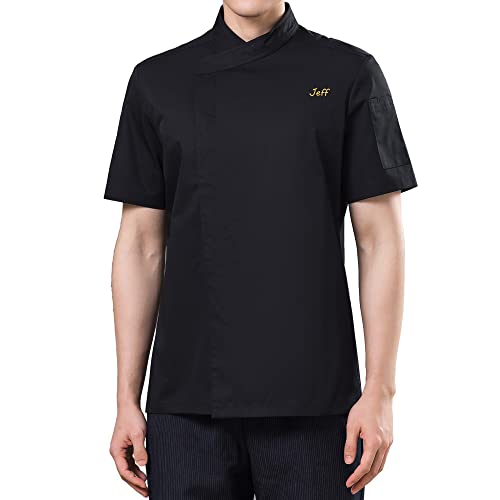 Individuell bestickte Chefkoch Uniformen von personalisierten Kurzarm Koch Mantel Hotel Küche Restaurant Chef Jacke von Maiukuoye