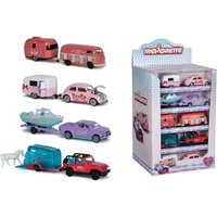 MAJORETTE 212053184 Pink Drivez Trailer, 4-fach sortiert von Majorette