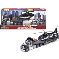 MAJORETTE 213716002 Mack Truck + Police Helicopter von Majorette