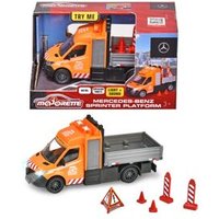 MAJORETTE 213742001 Mercedes-Benz Baustellenfahrzeug Sprinter Platform 15 cm von Majorette