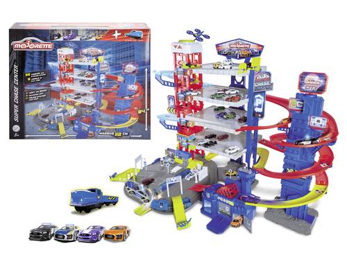 Majorette Super Chase Center+5 vehicles von Majorette