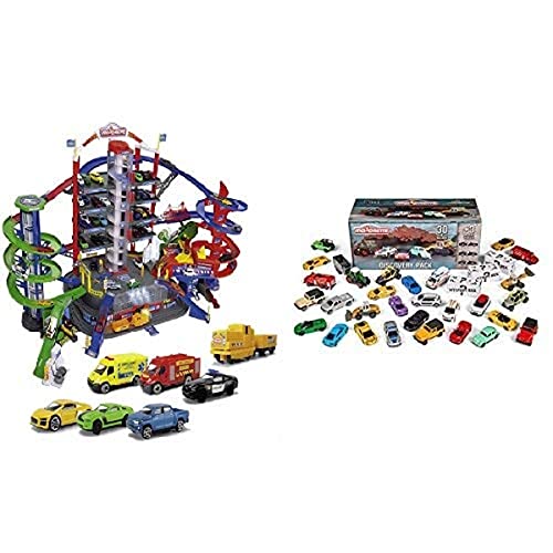 Majorette Super City Garage und Spielzeugautos Discovery Set von Majorette