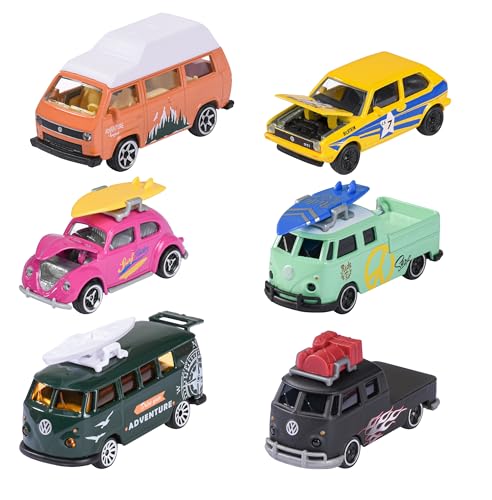 Majorette Volkswagen Premium Cars, Zufällige Auswahl aus 1 von 6 verschiedenen Spielzeugautos Majorette Volkswagen Premium Cars, Zufällige Auswahl aus 1 von 6 verschiedenen Spielzeugautos von Majorette