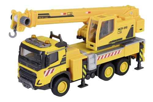 Majorette Kranwagen Volvo FMX Truck Crane (22 cm) - großes Baustellenfahrzeug mit ausfahrbarem Kranarm, Seilwinde, Freilauf & Gummireifen, Kran-Spielzeug für Kinder ab 3 Jahre Majorette Kranwagen Volvo FMX Truck Crane (22 cm) - großes Baustellenfahrzeug mit ausfahrbarem Kranarm, Seilwinde, Freilauf & Gummireifen, Kran-Spielzeug für Kinder ab 3 Jahre von Majorette