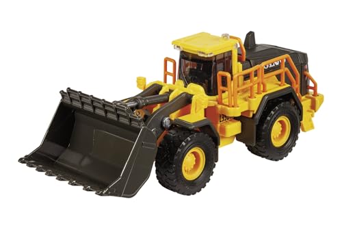Majorette Auto Volvo Wheel Loader (21 cm) - großer Spielzeug-Radlader mit Bagger-Schaufel, Metall-Kabine, Freilauf & Funktionen, Baustellenfahrzeug für Kinder ab 3 Jahre Majorette Auto Volvo Wheel Loader (21 cm) - großer Spielzeug-Radlader mit Bagger-Schaufel, Metall-Kabine, Freilauf & Funktionen, Baustellenfahrzeug für Kinder ab 3 Jahre von Majorette