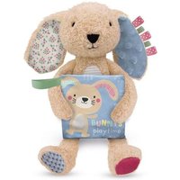 Sensory Snuggables Medium Plush Rabbit with Cloth Book von Make Believe Ideas